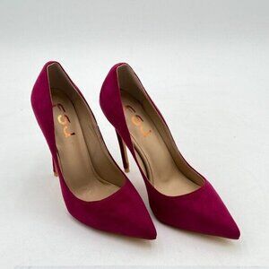 FSJ Women Formal Pointed Toe Pumps High Heel Sexy Stilettos Slip On Office Cute